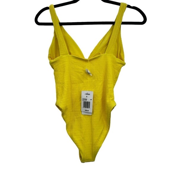 L*SPACE One Piece Swimsuit Wide U Back Seamless Size S NWT - Picture 3 of 12